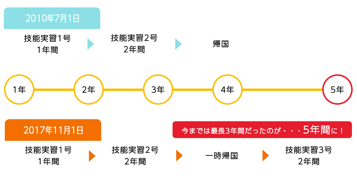 実習制度の改定について